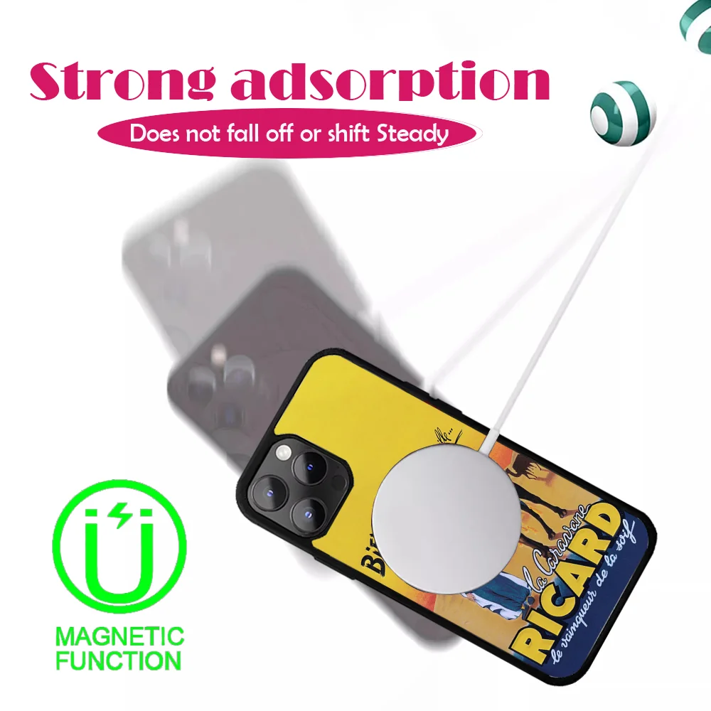 Чехол для телефона R-RICARDs Alcohol VIntage iPhone 16 15 14 13 12 11 PRO MAX PLUS мини-магнитный