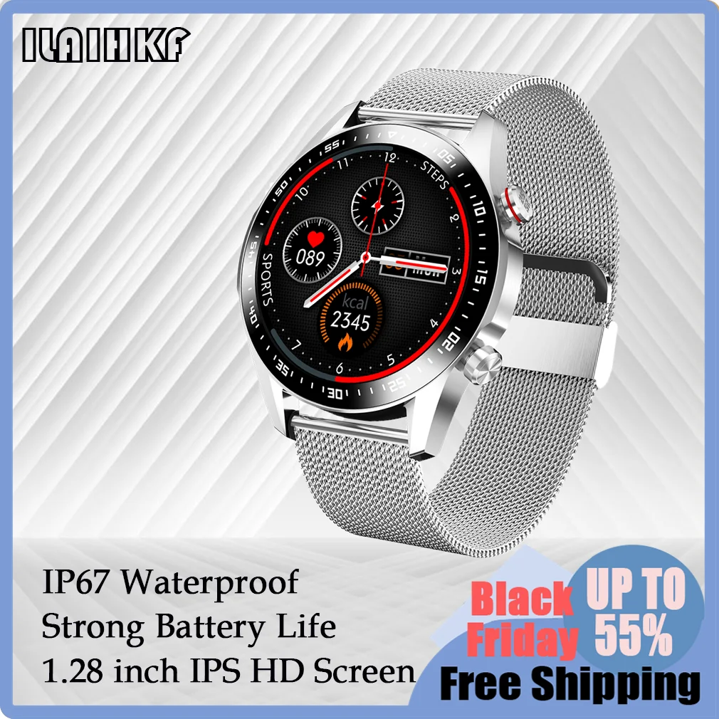 

Смарт-часы Xiaomi E12 унисекс, водонепроницаемые, С Пульсометром