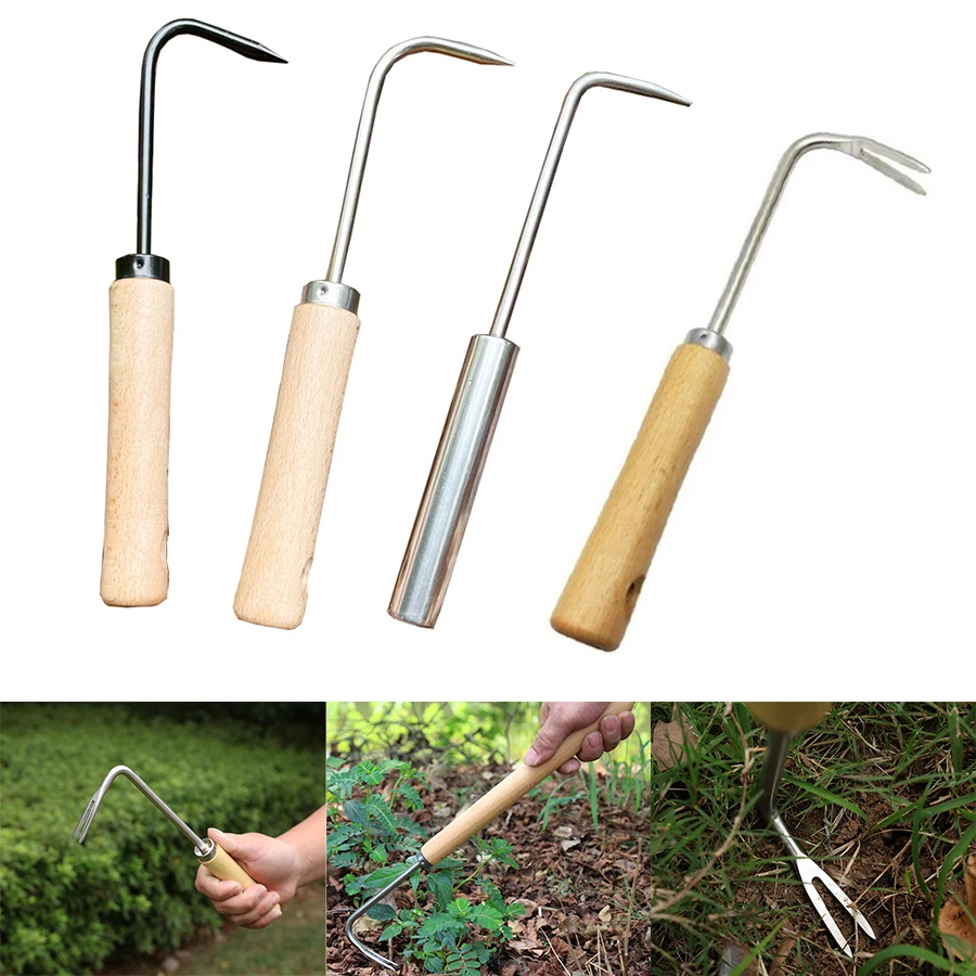 

Weed Weeding Tools For Grass Garden Garden Planting Remover Grass Backyard Puller Weeds Root Farm Hand Hook Tools Weeder