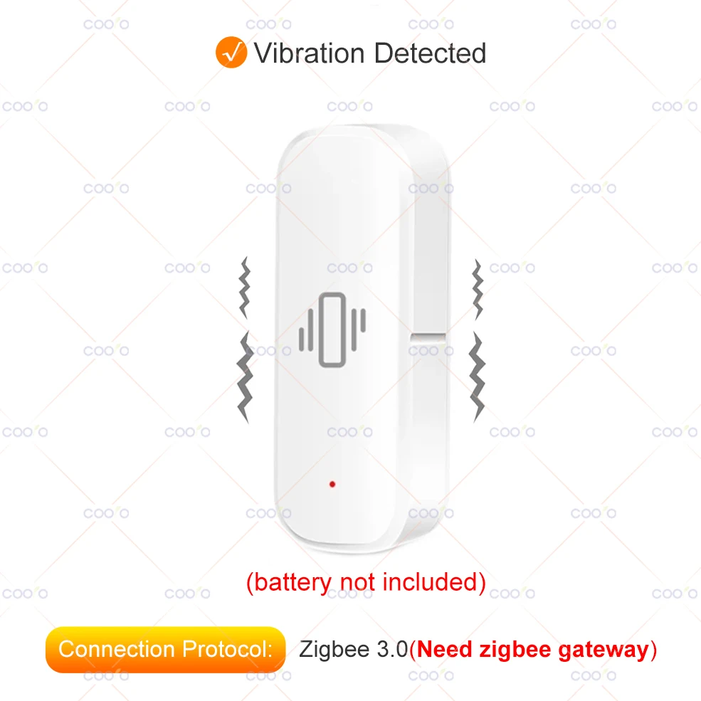 

Датчик вибрации Coolo Zigbee