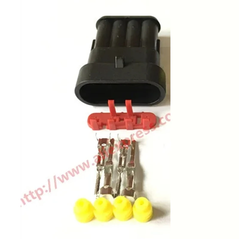 Авторазъем электрический 4-контактный водонепроницаемый DJ7041-1.5-11 DJ7041-1.5-21