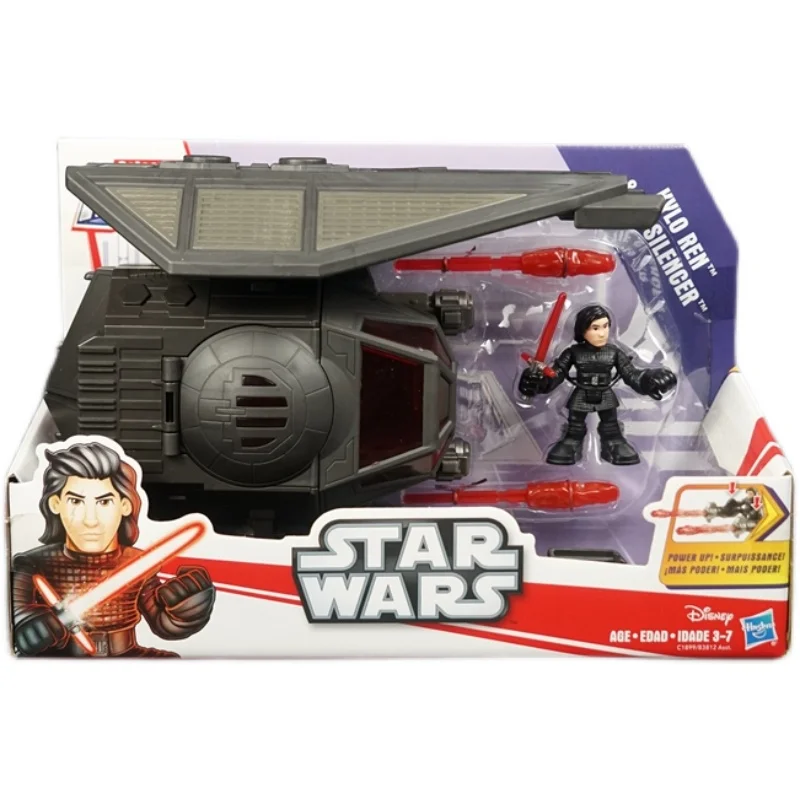 S Black Samurai Kylo Ren And His Silent Titanium Fighter Articulated Movable Launch Weapon Kids Toys