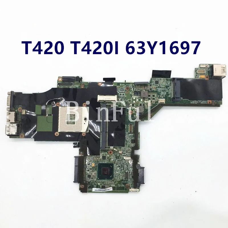 Free Shipping High Quality Mainboard For Lenovo ThinkPad T420 T420I 63Y1697 QM67 DDR3 Laptop Motherboard 100% Full Working Well