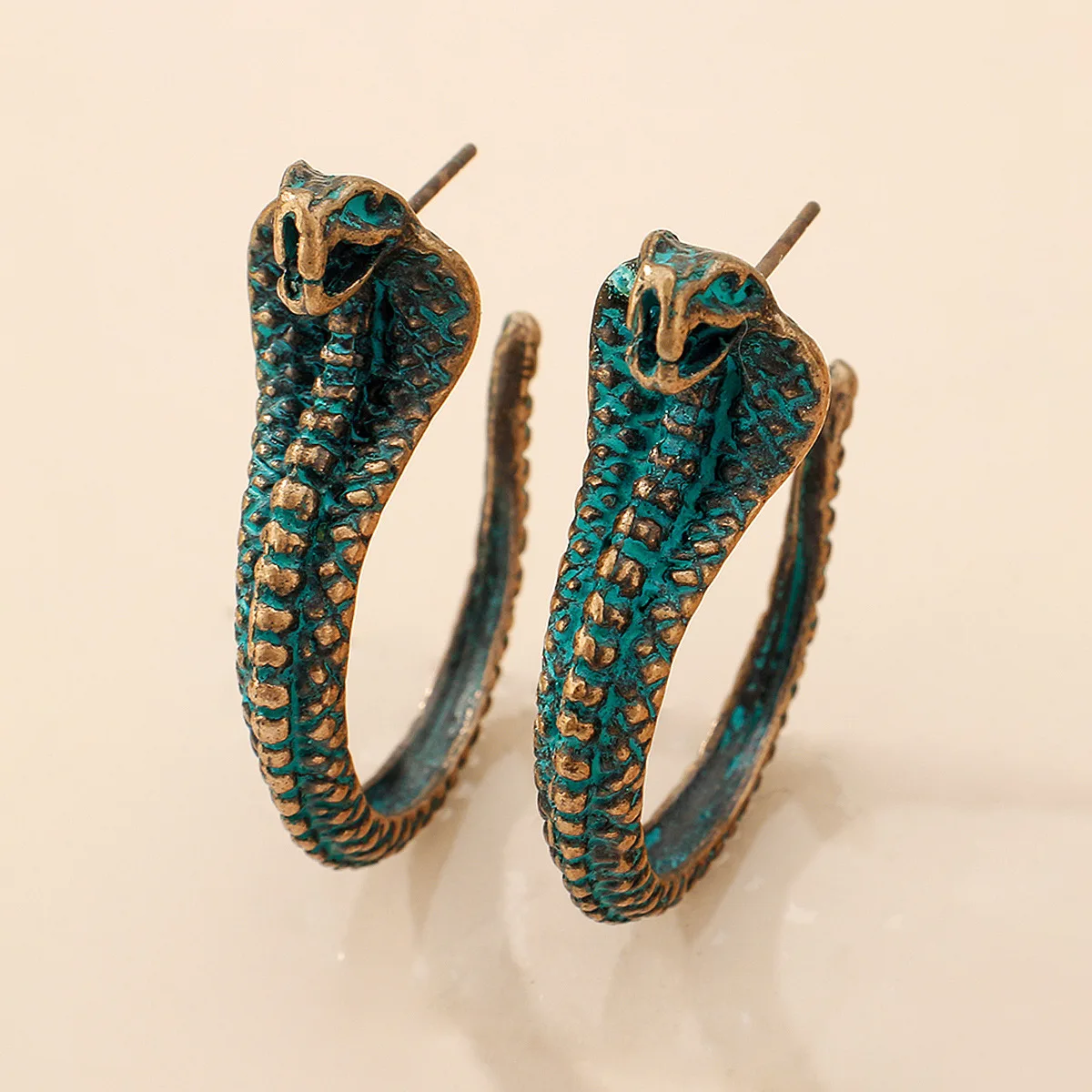 

2022 New European and American Creative Design Snakes Earrings Ins Small Personality Earrings Cool Wind Earrings Female