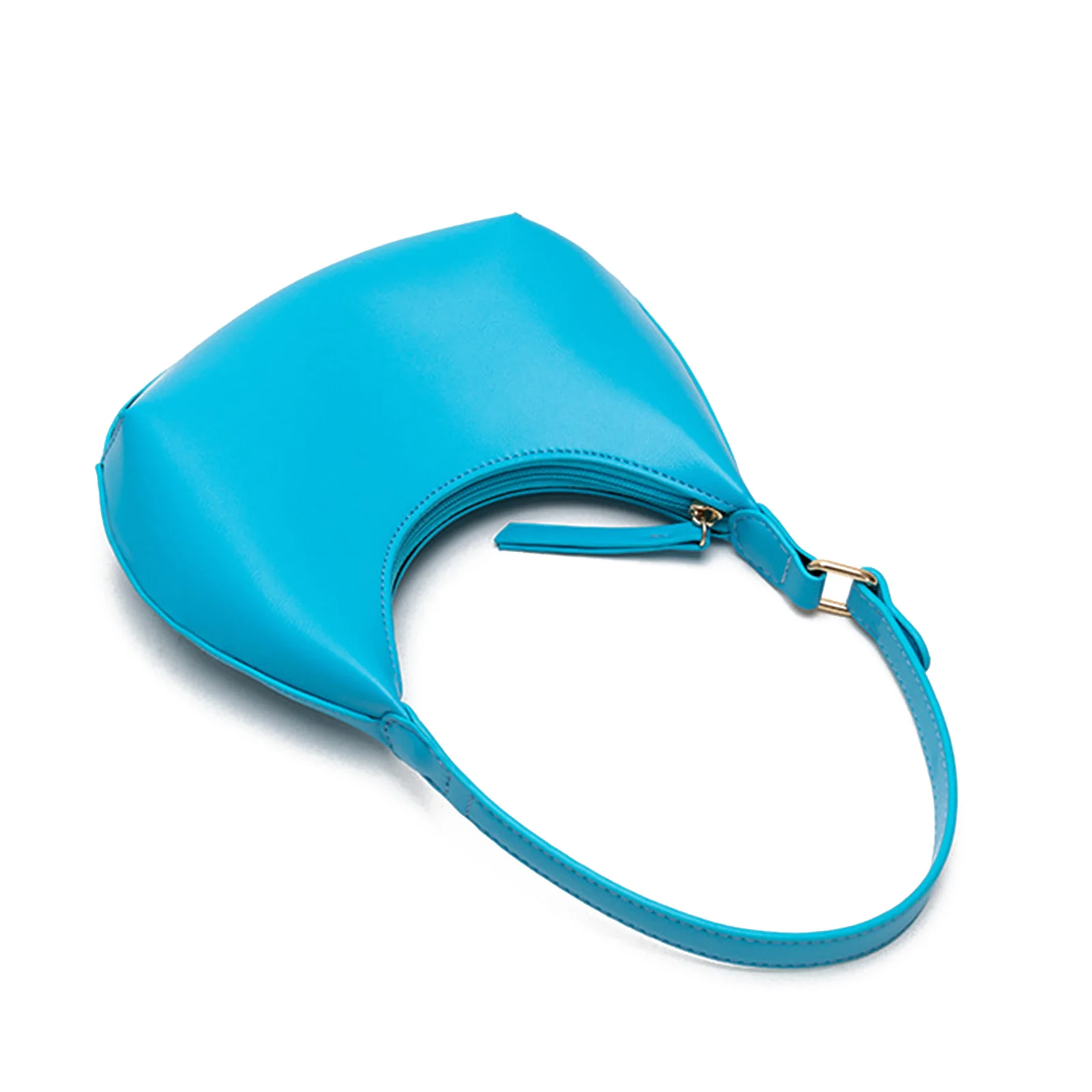 

Сумка на плечо женская из экокожи, портативная Асимметричная Сумочка для подмышек, однотонная простая модная тоут