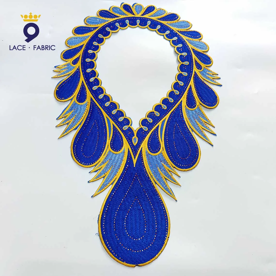 ДOKAKA LACE FABRIC Воротник из хлопка зеленый