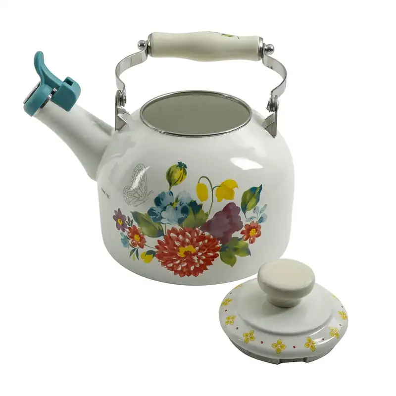 

Bouquet Enamel on Steel 2-Quart Tea Kettle