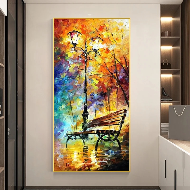 

Абстрактный пейзаж картина маслом Воспроизведение французского Эйфелева фотообои Печать на холсте картина для гостиной домашний декор