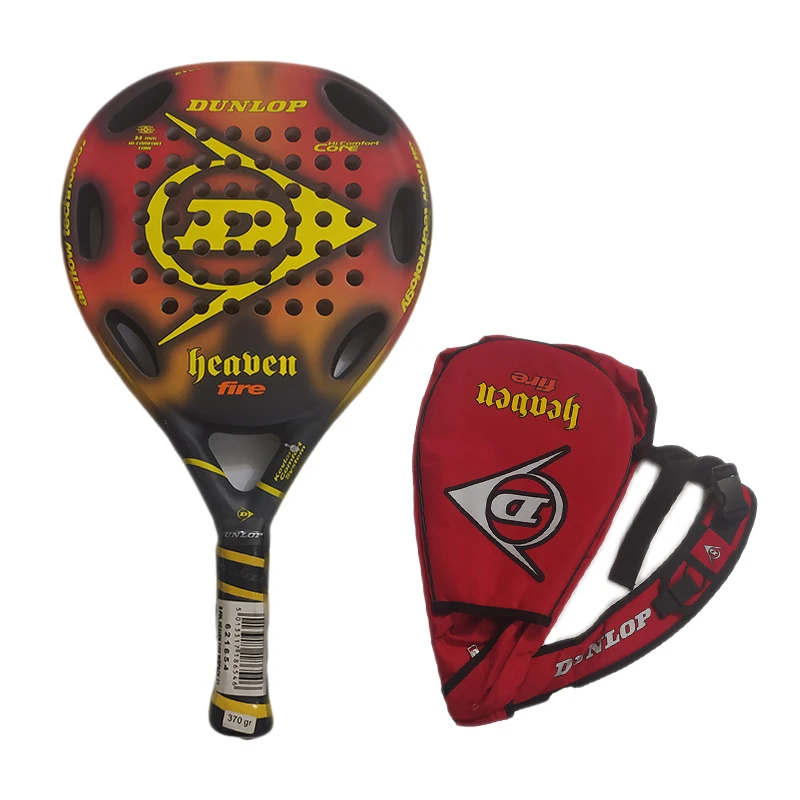 

New Carbon Fiber Beach Paddle Racquets Padel Tennis Rackets Soft EVA Face 38mm Thickness With Package Bag