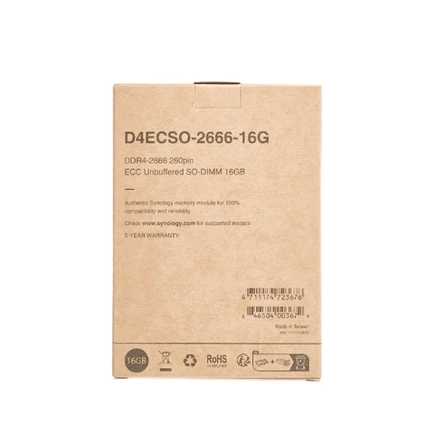 Synology DDR4 RAM 16 ГБ ECC для серверов