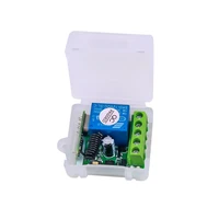 hot dc12v 10a 1 ch wireless rf control switch transmitter with receiver module 433mhz led control