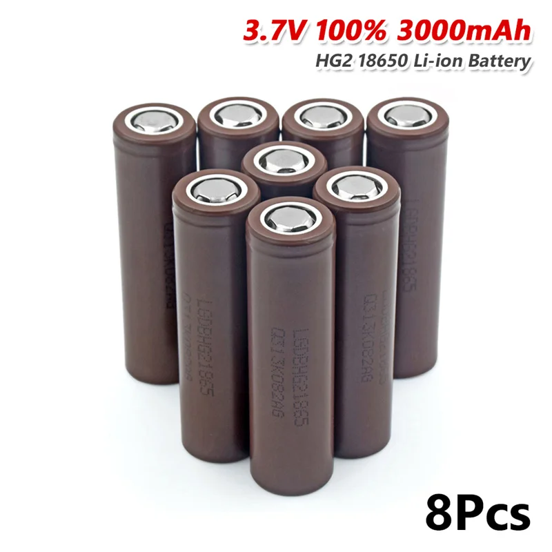 

2023 100% Brand New Original Hg2 45g 3000mAh 3.7V Discharge 20A 18650 Lithium Battery Dedicated To Power Tools