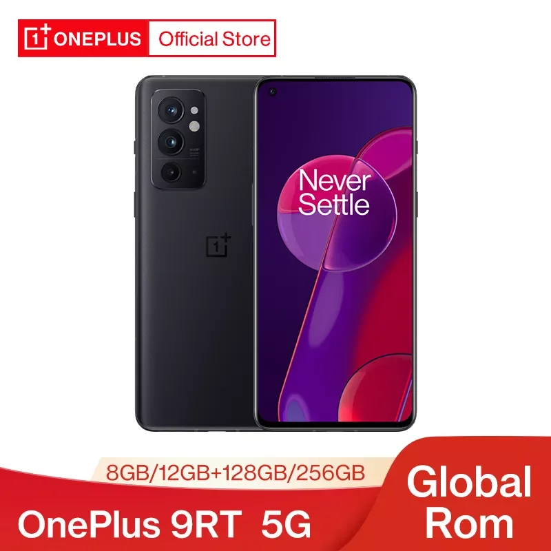 

NEW2023 OnePlus 9RT 9R T 5G Smartphone Global Rom Multi-language 8GB 128GB Snapdagon 888 120Hz 6.62 inches AMOLED 65 Warp Chargi
