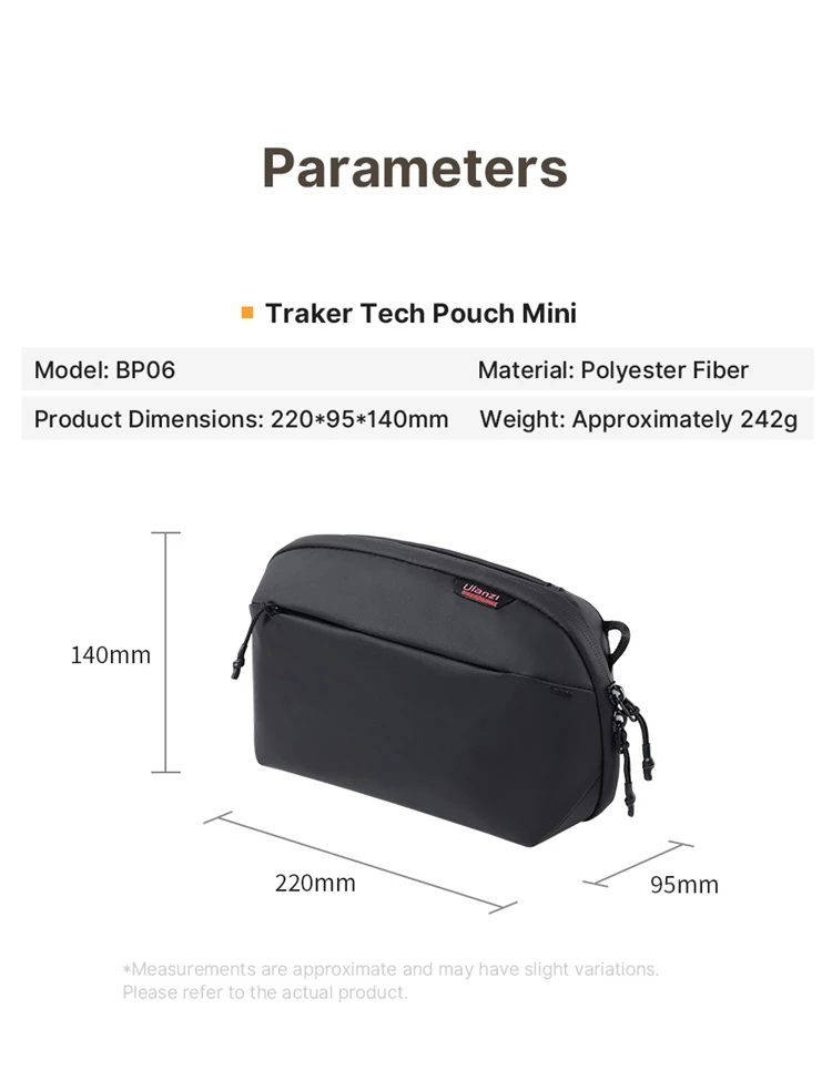 

Ulanzi Traker Tech Pouch водонепроницаемая сумка для электроники