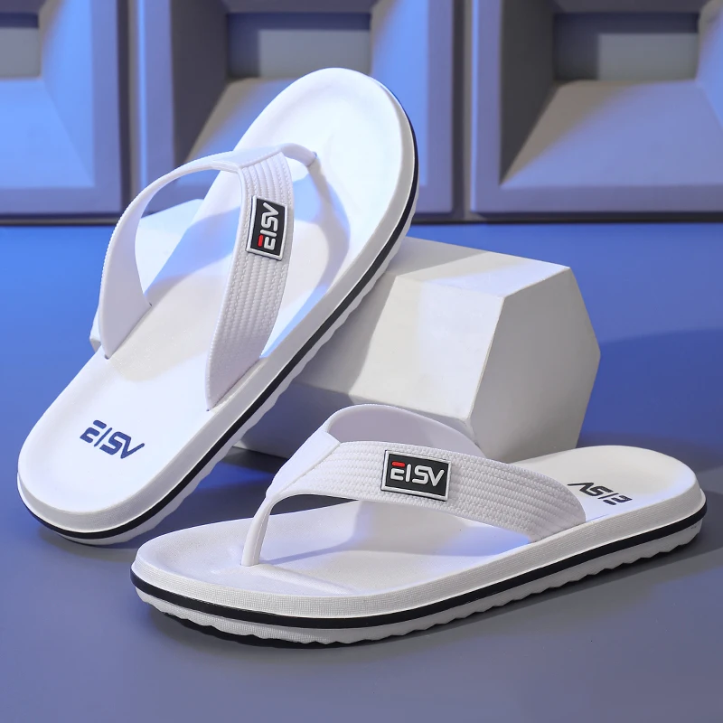 Мужские легкие сандалии Нескользящие износостойкие пляжные шлепанцы лето 2024