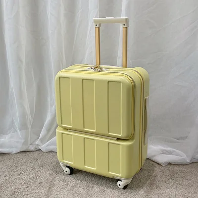 

Opening Lid Luggage Women's Multifunctional Business Travel Bag Boarding Rolling Suitcase Inch New Front S12680-S12683 Dn