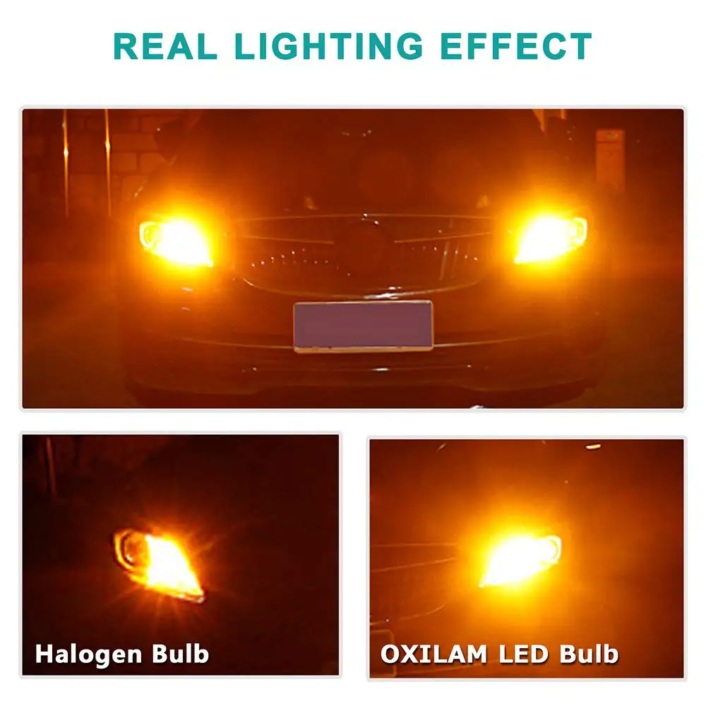 Светодиодные поворотники 3157-светодиодные лампы янтарно-желтого цвета 3020 Smd