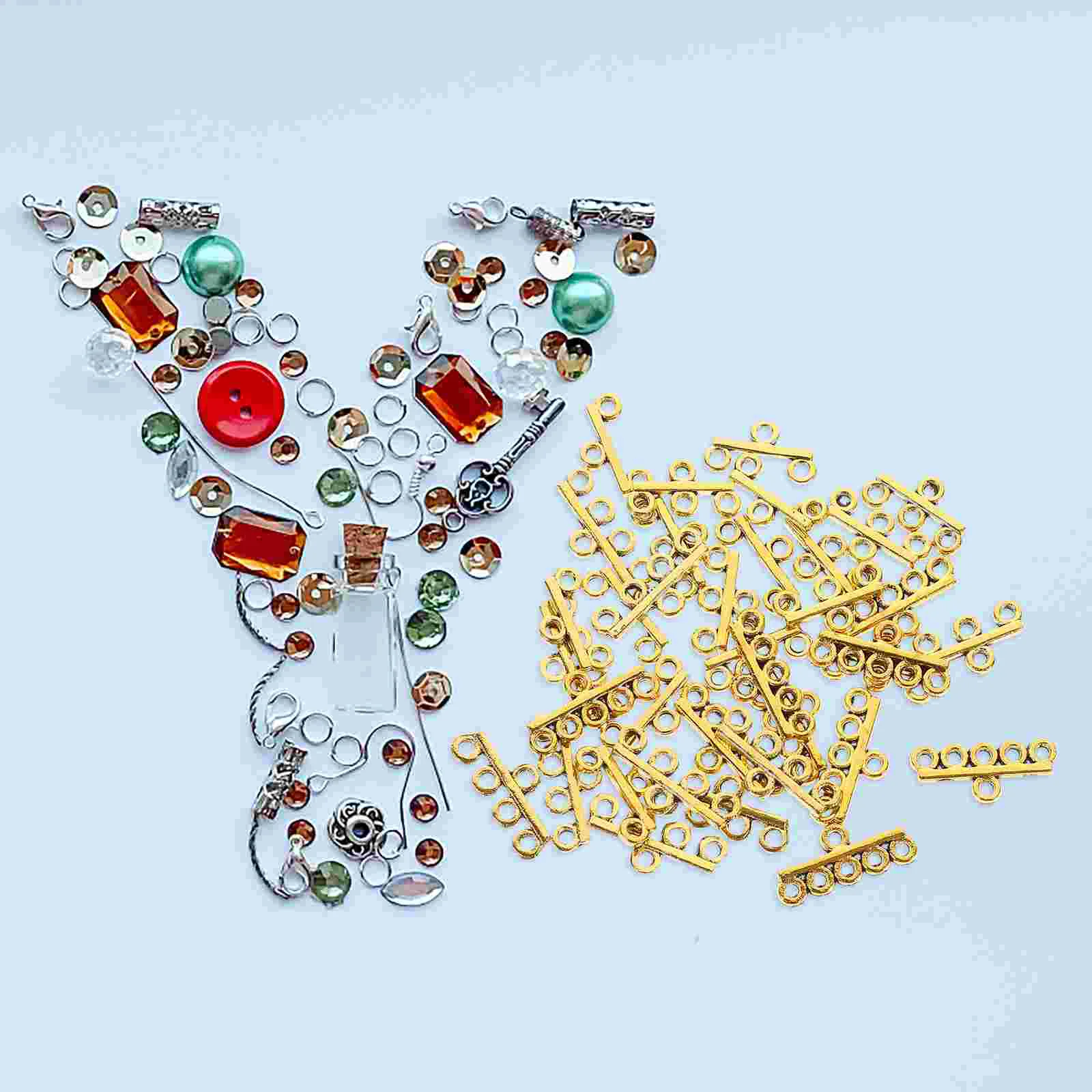 40Pcs Alloy Hollow Charms Jewelry Making Charms Connectors Bracelet Necklace DIY Pendants