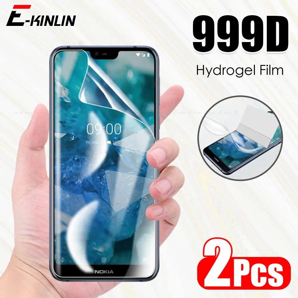

2Pcs Hydrogel Film Screen Protector For Nokia C10 C20 G10 G20 X10 X20 23M 2.2 2.3 3.2 4.2 6.2 7.1 7.2 5.1 Plus Full Cover Film