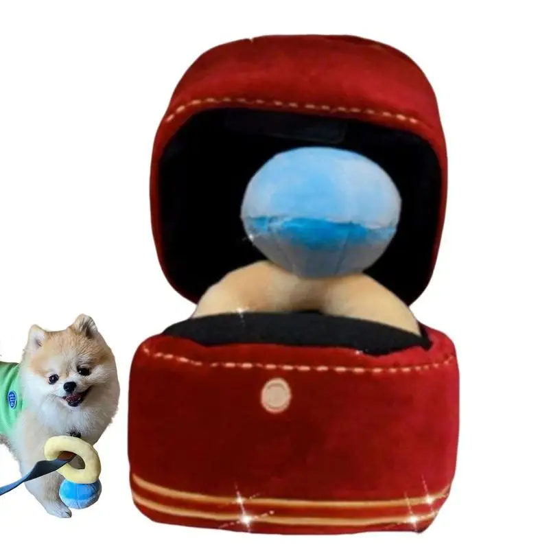 

Diamond Ring Interactive Dog Toys Diamond Ring Set Interactive Dog Toys Ring Case Stuffed Puppy Chew Toy Unique Hide And Seek
