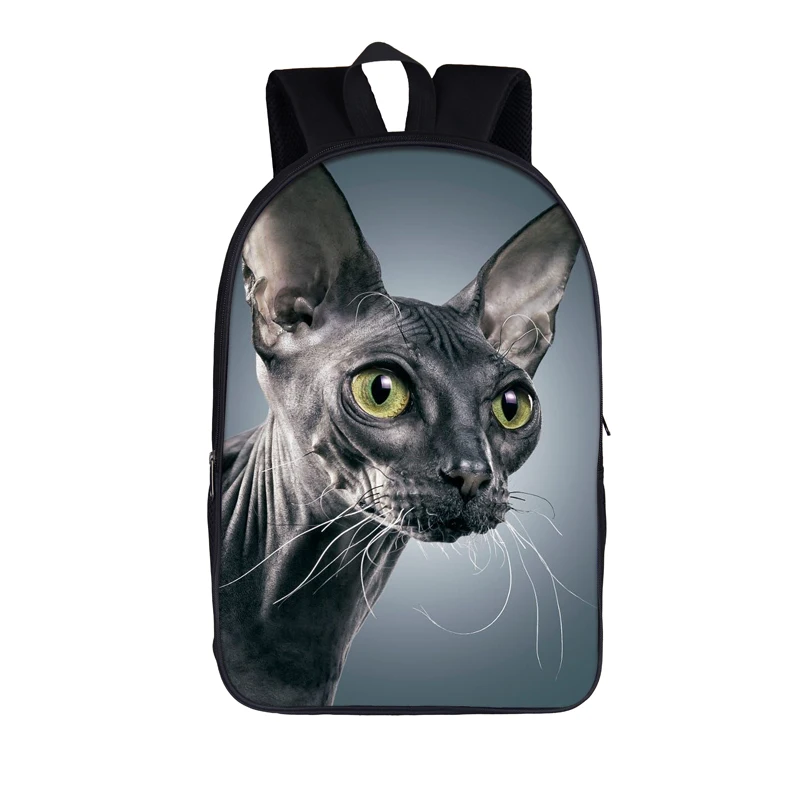 

Cute Sphynx Cat Backpack Women Rucksack Student School Bags for Teenager Girls Daypack Ladies Shoulder Bags Bagpack Bookbag