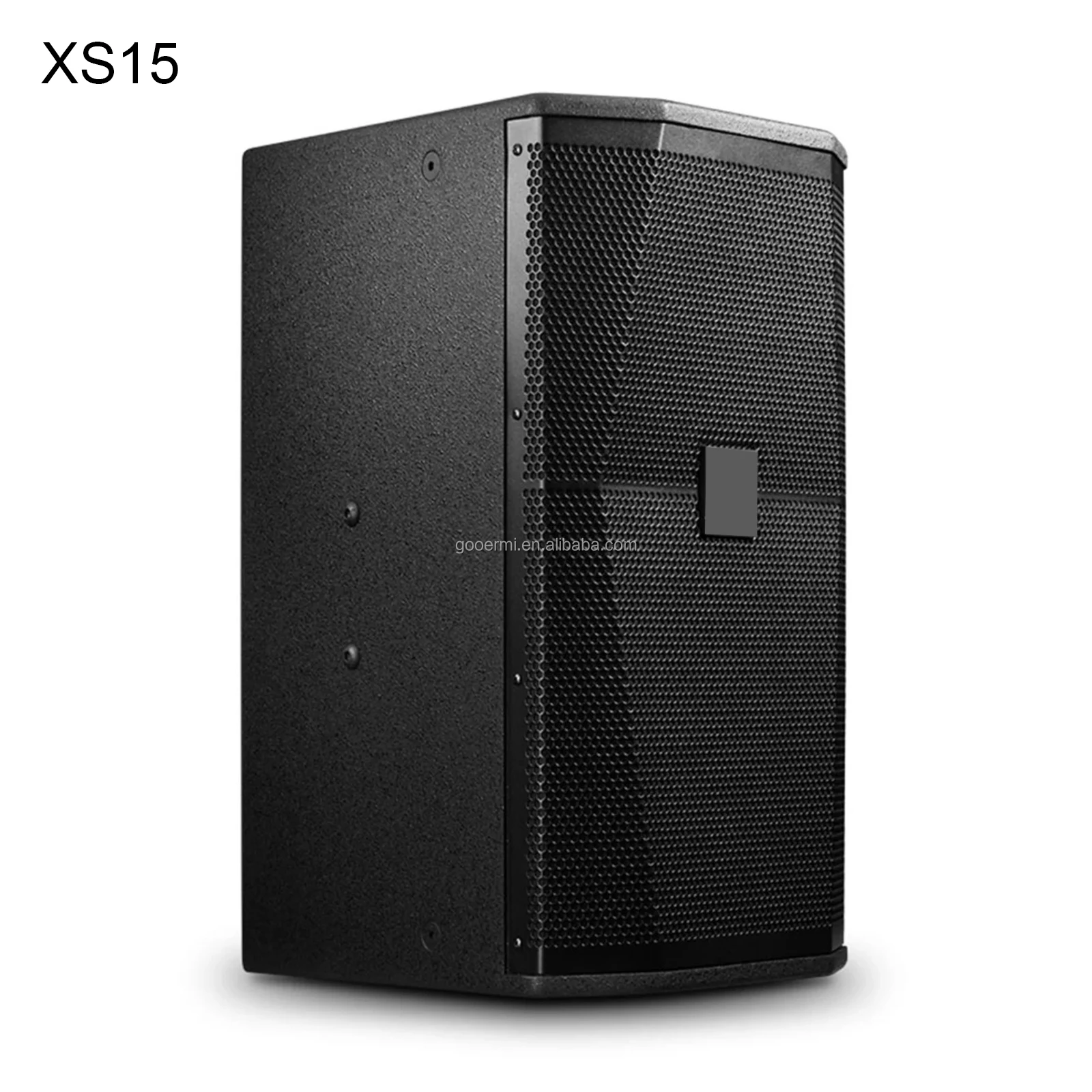 Фото Акустическая система Gooermi XS15 15-дюймовая 2-канальная 8-омная пассивная с неодимовым магнитом и металлическим подвесом для профессионального использования на сцене (PA/FOH), прочная и долговечная. №1