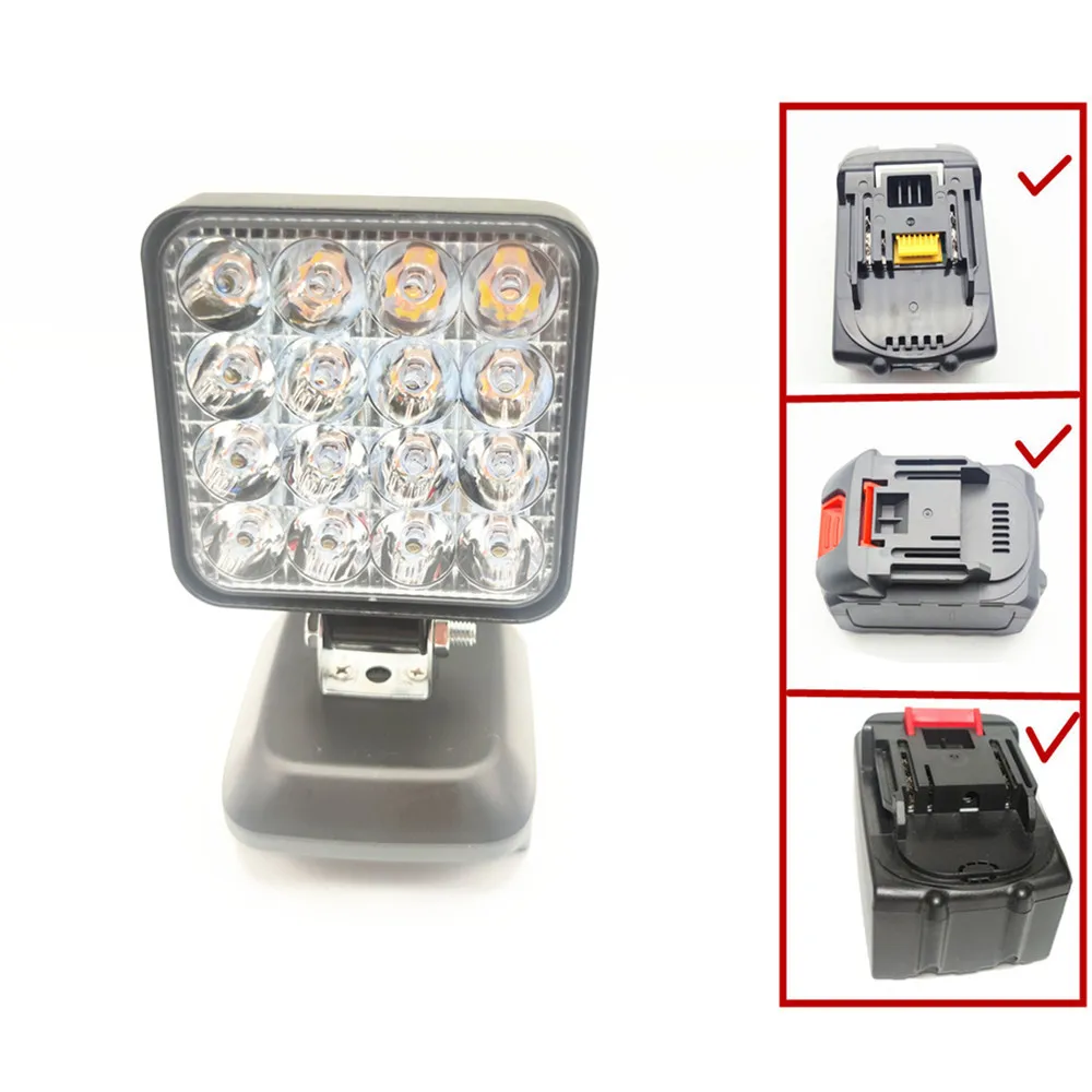 

Фонарик LED 48Вт для Makita Dewalt Milwaukee 20V