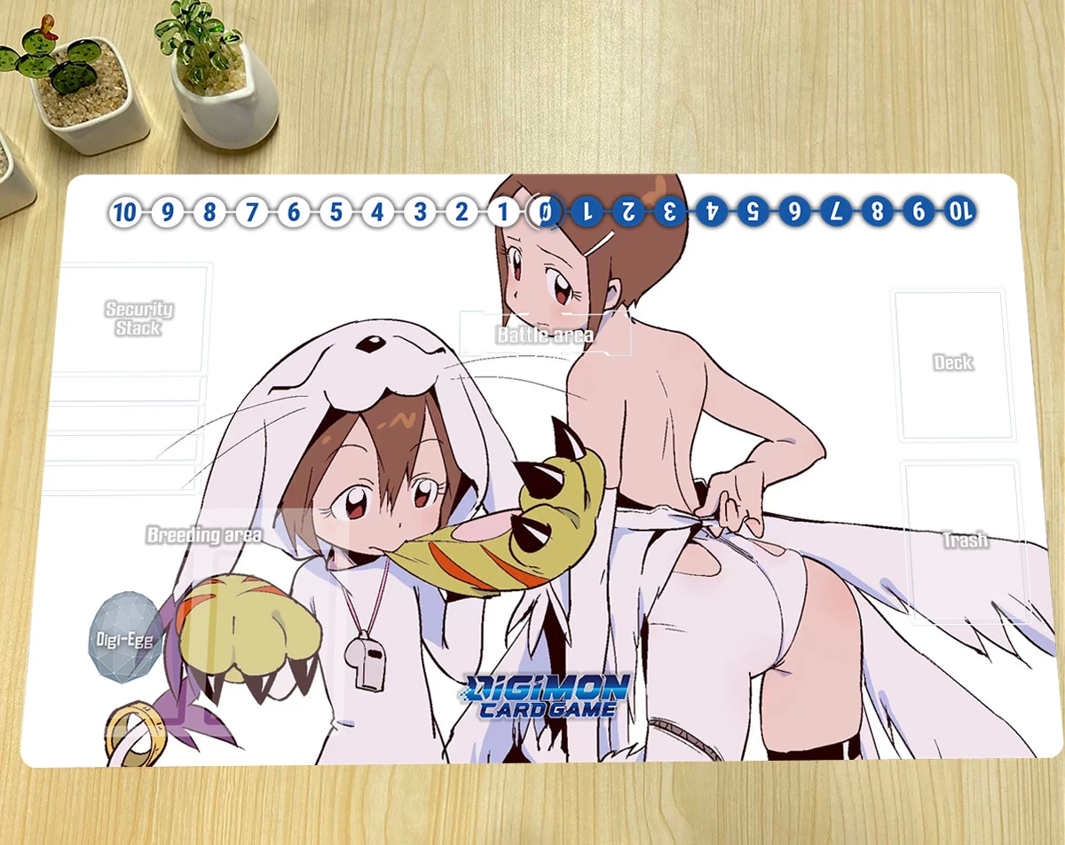 

Игровой коврик Digimon Tailmon Yagami Hikari, настольная игра TCG, коврик для игры в карты, Аниме Коврик для мыши, резиновый Настольный коврик, игровые аксессуары и сумка