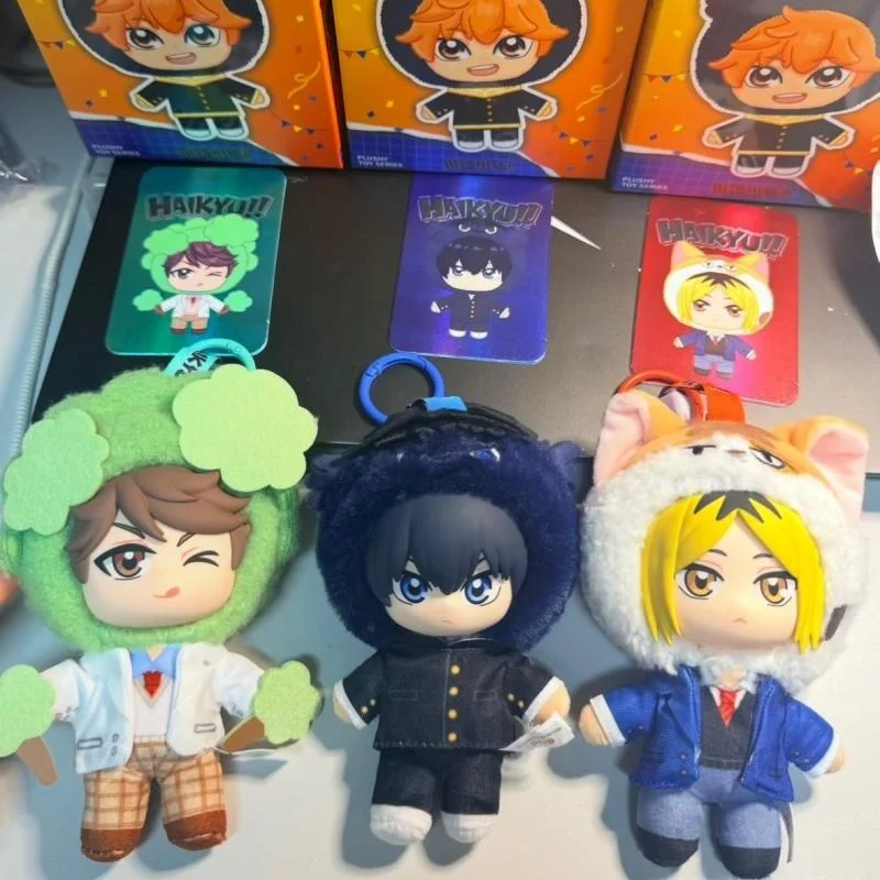 Фото EAKI Haikyuu Mascot Series Плюшевый брелок-подвеска в слепой коробке, аниме-кукла Хината Сёё, виниловая мягкая игрушка, украшение для сумки, коллекционный предмет для фанатов аниме. №2