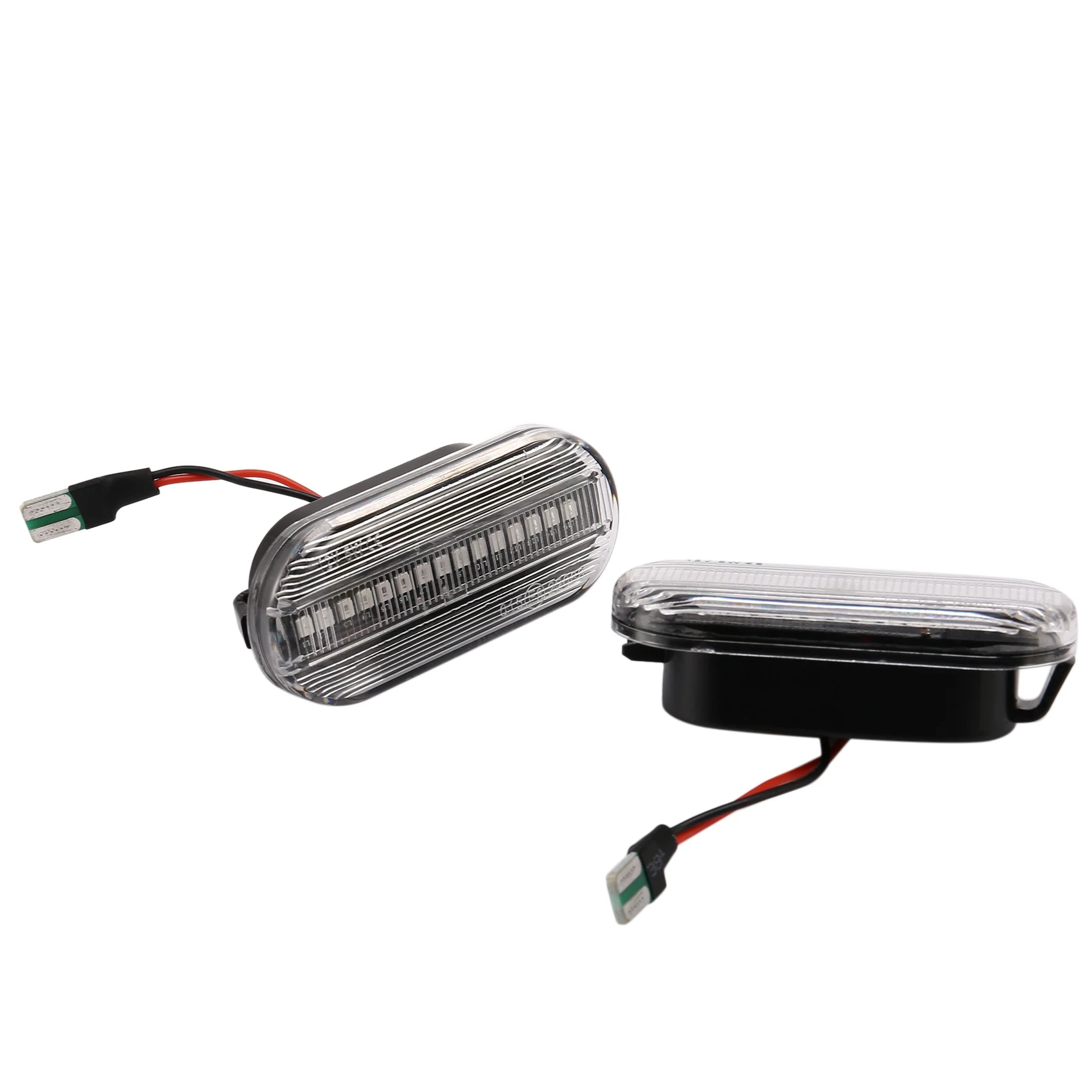 2 шт. автомобильный ретранслятор поворотников для Ford C-Max Fiesta Focus MK2 Fusion прозрачный