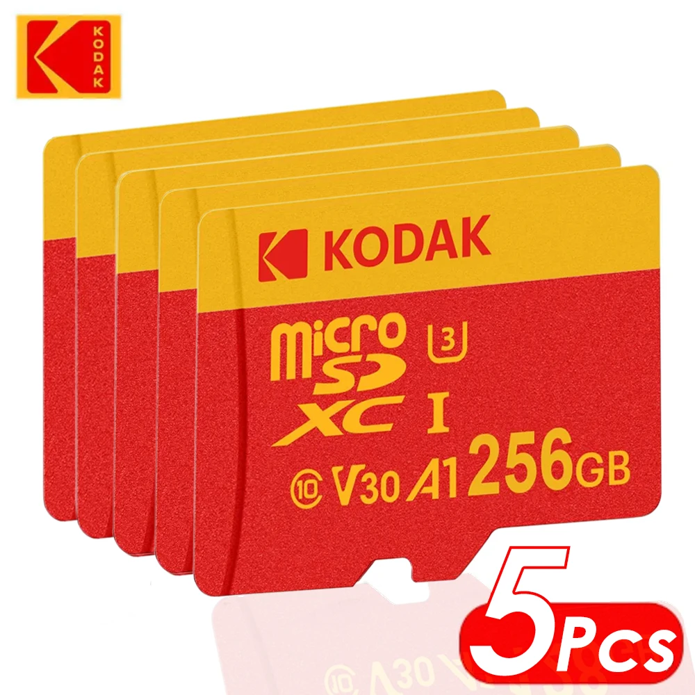 Карта памяти KODAK MicroSD класс 10 U3 4K 5 шт.