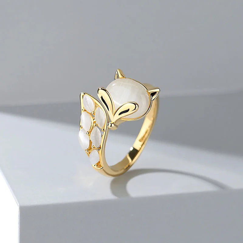 

2022 Korean New Exquisite Simple Geometric Opening Ring Fashion Temperament Versatile Ring Female Jewelry