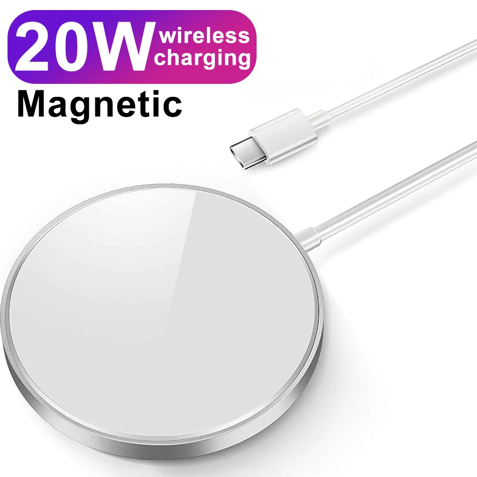 

Original 20W PD Magnetic Wireless Charging For Apple iPhone 13 12 11 Pro Max mini Fast Charger X XS XR 8 Plus Phone Accessories