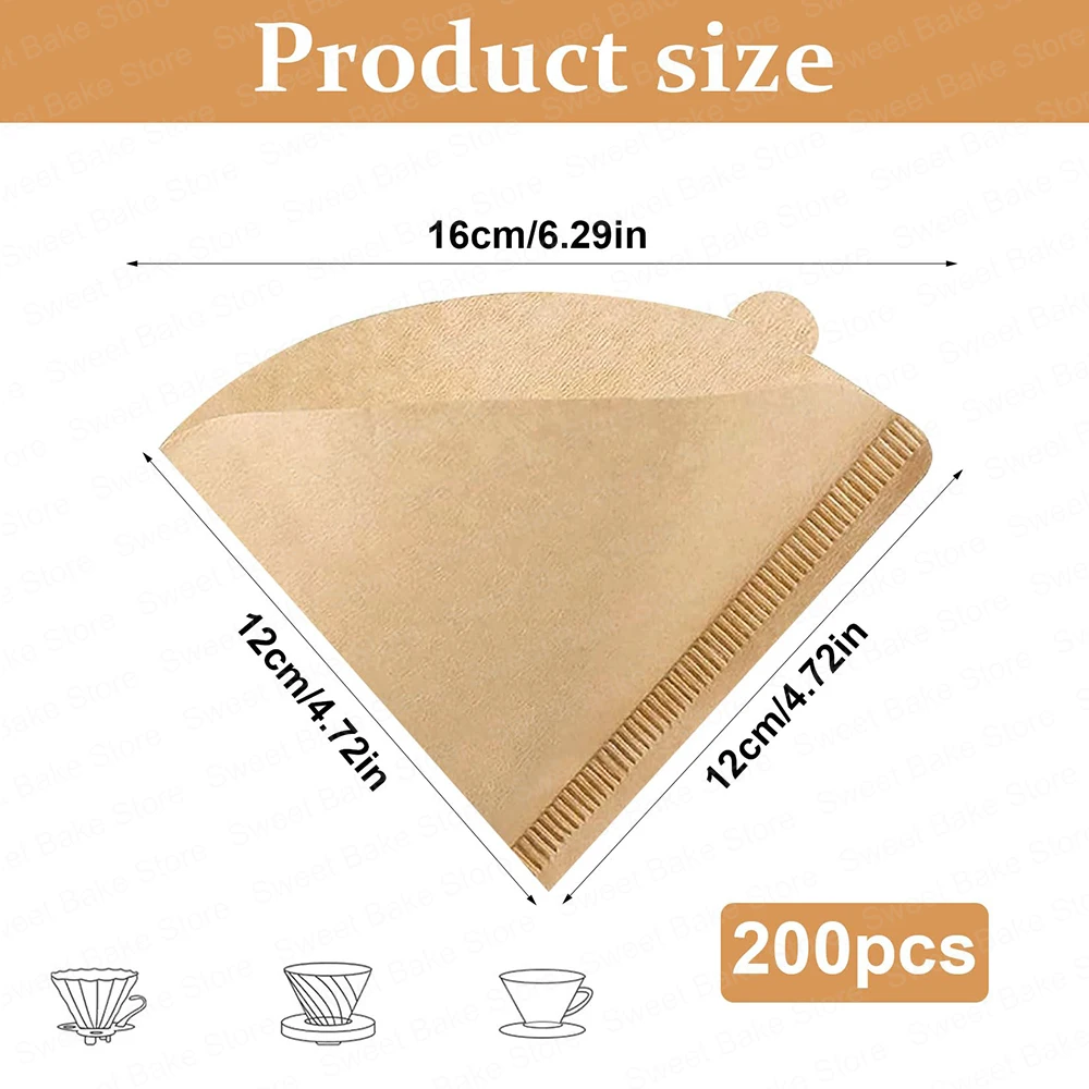 

Фильтровальная бумага для кофе V60, размер 02