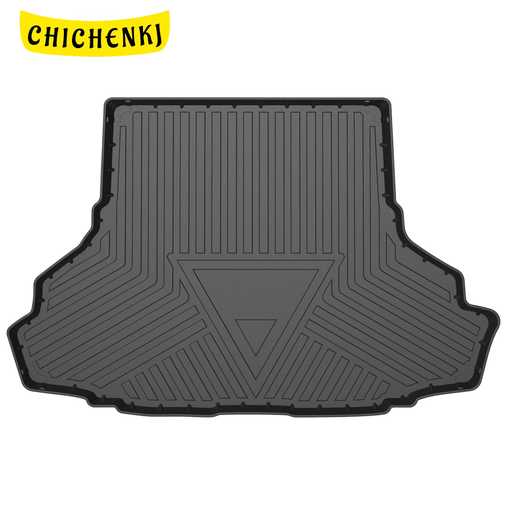 

For Ford Mustang G6 2015-2021 Auto Car Cargo Liner All-Weather TPE Non-slip Trunk Mats Waterproof Boot Tray Carpet Accessories