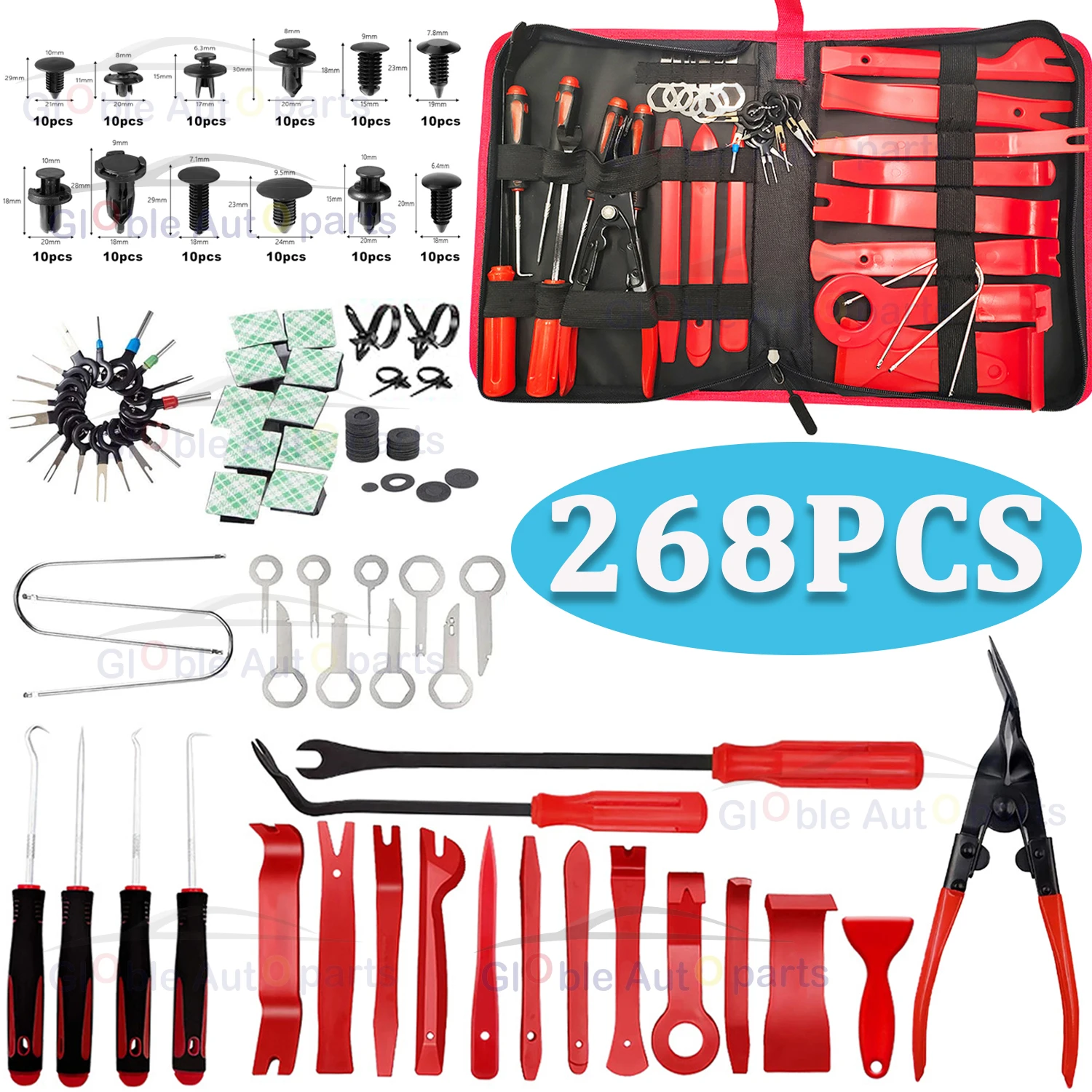 

Набор Инструментов Для Снятия Обшивки Салона Автомобиля — Ручные Инструменты Для Демонтажа Обшивки Дверей