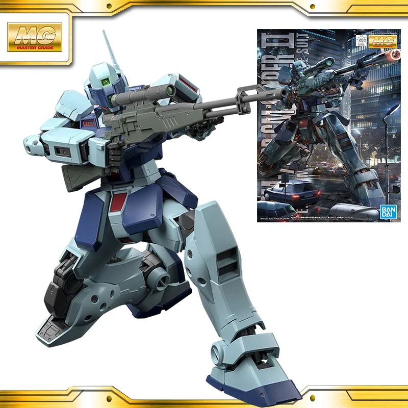 

Оригинальные Bandai Gundam MG 1/100 RGM-79SP GM снайперские II Аниме фигурки героев коллекционные модели игрушки