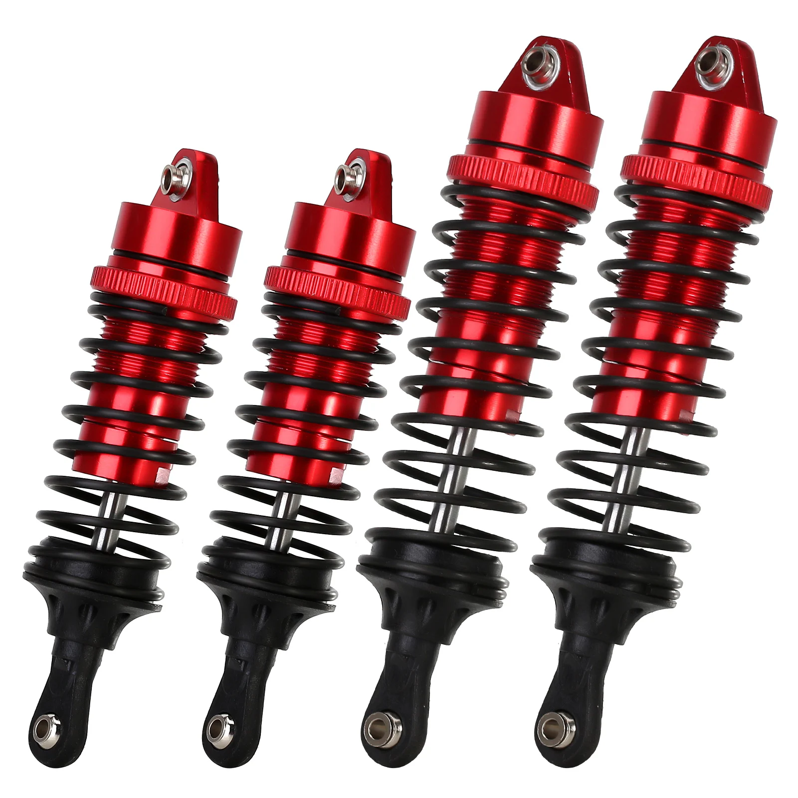 

4 шт. синий/красный амортизатор с резьбой демпфер для 1/10 RC автомобиля короткий курс грузовик Traxxas Slash 4x4 4WD 2WD обновления частей