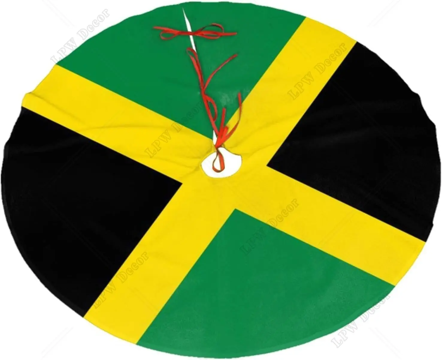 Юбка в стиле ретро с флагом страны Ямайки юбка на рождественскую елку плюшевая