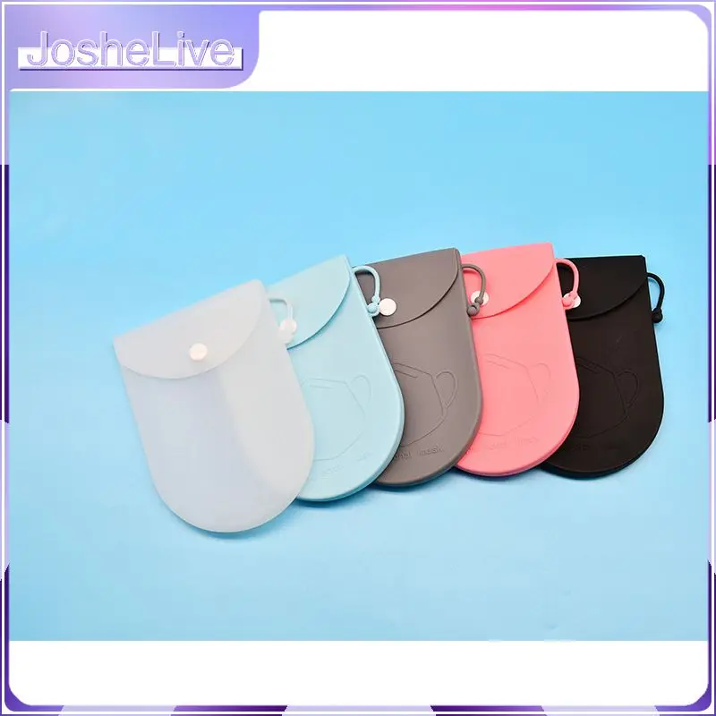 

Portable Mask Bag Face Mask Storage Bags Cover Holder Storage Box Case Save Travel Temporary Organizer Container Bags Household