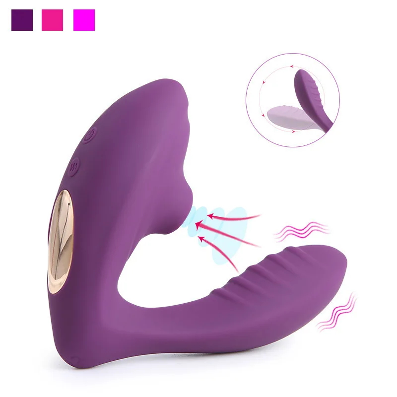 

Female Masturbation Clitoris Stimulator Clitoral Sucking G Spot Vibrator 2 in 1 Clit Sucker for Women Massage Sex Toys Adult 18