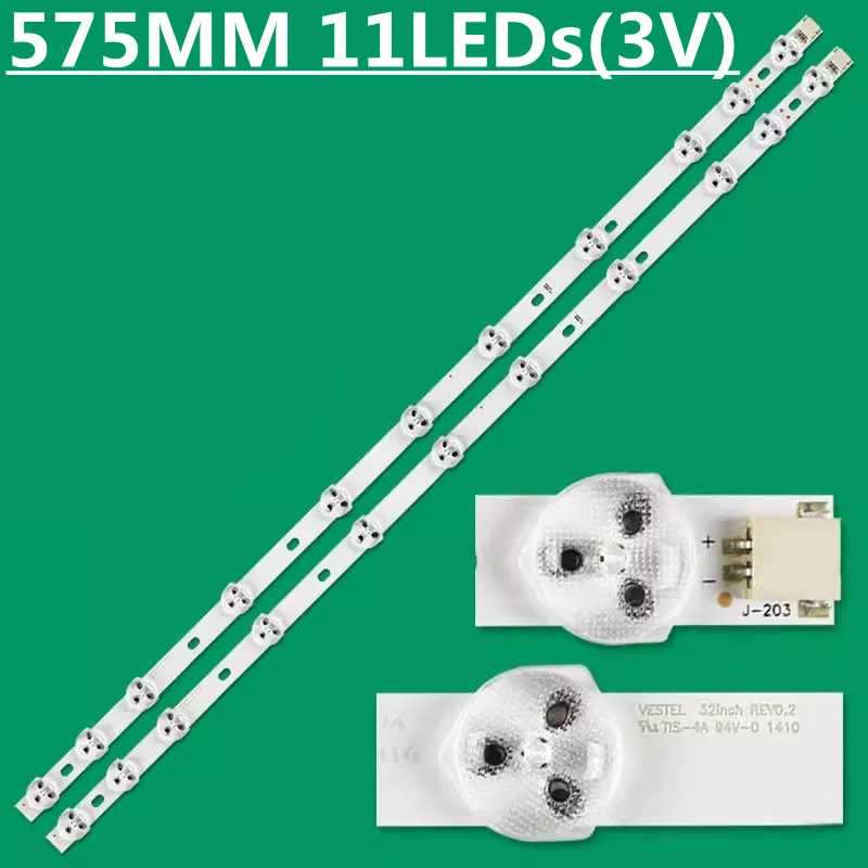 Светодиодная лента 10 шт. для 32 &quotNDV rev0 VES315WNDS-2D-N22 VES315WNDA-3D-01 TX-32E302B TX-32FS350E TX-32A300E TX-32C300B
