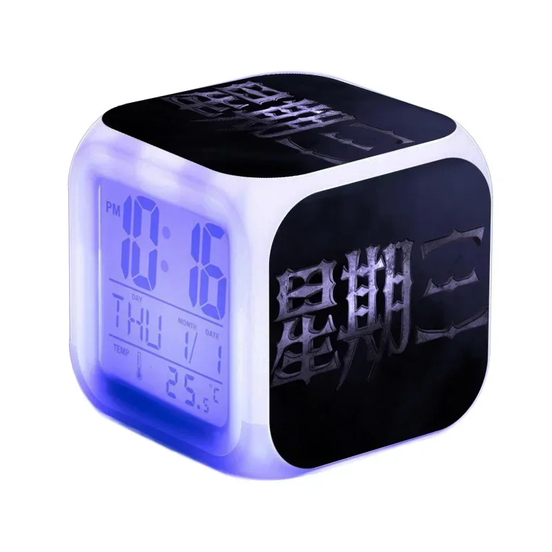 Adдакс Креативный Цифровой Будильник Для Ноутбука Меняющая Цвет Периферия