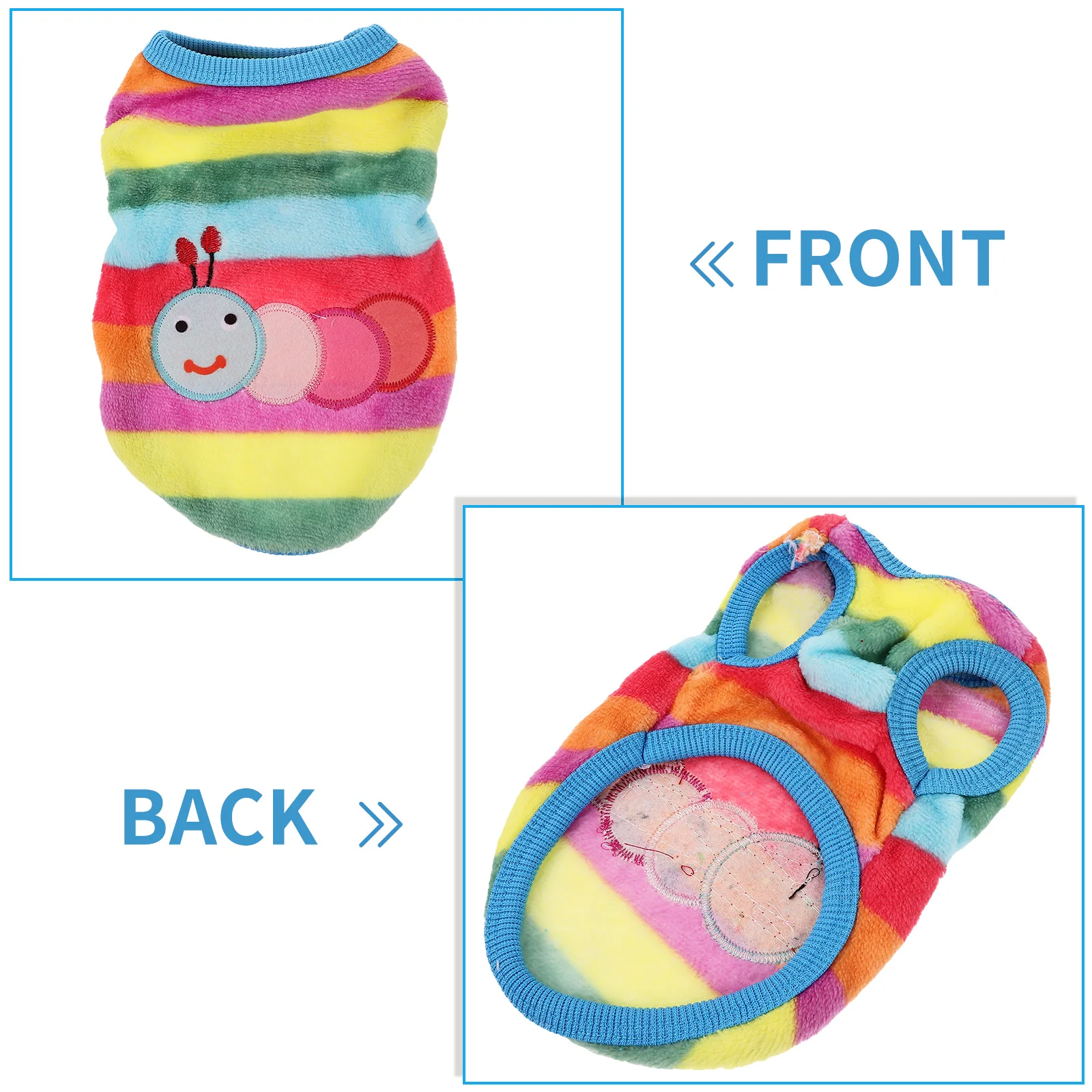 

4Pcs Warm Preservation Pet Clothes Flannel Dog Clothes Dog Clothes