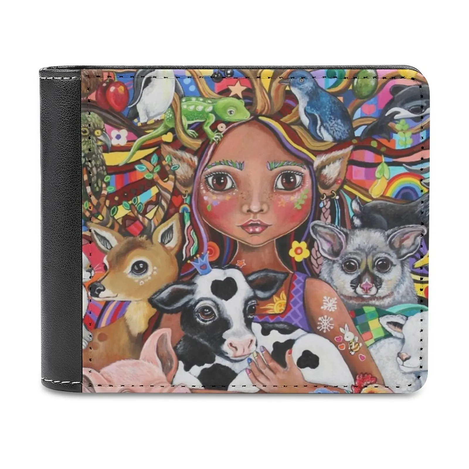 

Кошелек The Guardian мужской кожаный, классический черный бумажник, кредитница, модный мужской кошелек для веганов, девушек из Новой Зеландии и к...