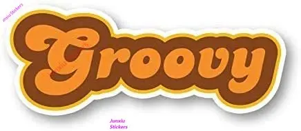 

Groovy Retro Quote - Funny Stickers Window Truck Car Vinyl Bumper Sticker Decal Camper Bumper JDM Refit Creative Sticker Decor