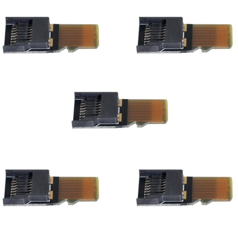 5pcs/lot Micro TF SD Memory Card Kit Male to Female Extension Adapter Extender Test Tools PCBA Reader for Car GPS Phone