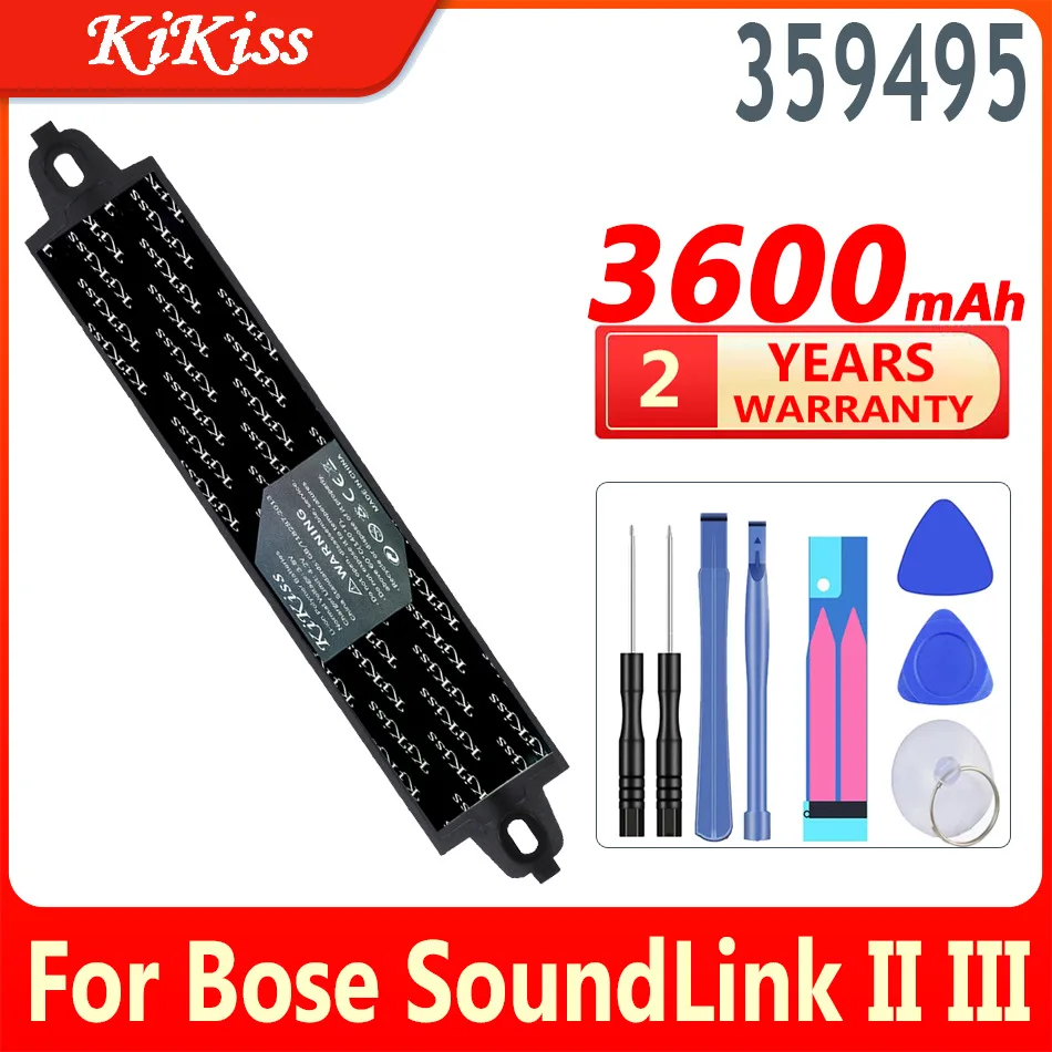 

3600mAh KiKiss Battery 359495 359498 330105 404600 for Bose SoundLink Bluetooth Mobile Speaker II SoundLink III