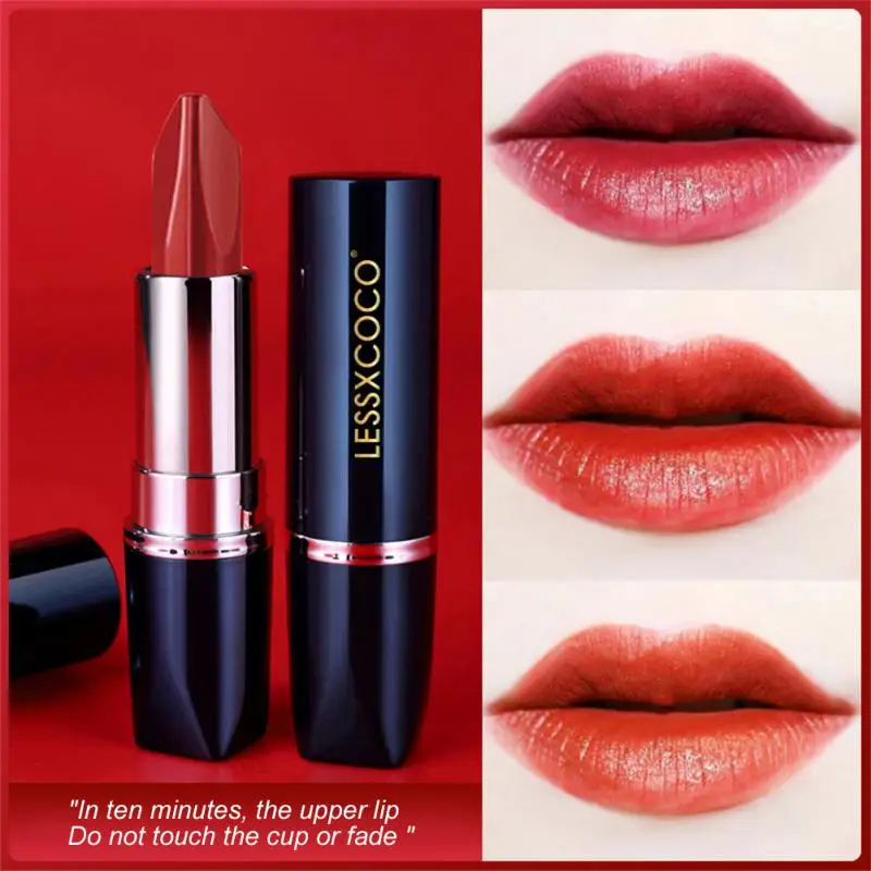 

Double-Sided Tri-Color Lipstick Waterproof Long Lasting Moisturizing Diamond Plumping Plumper Makeup Female Luxurious Cosmetics