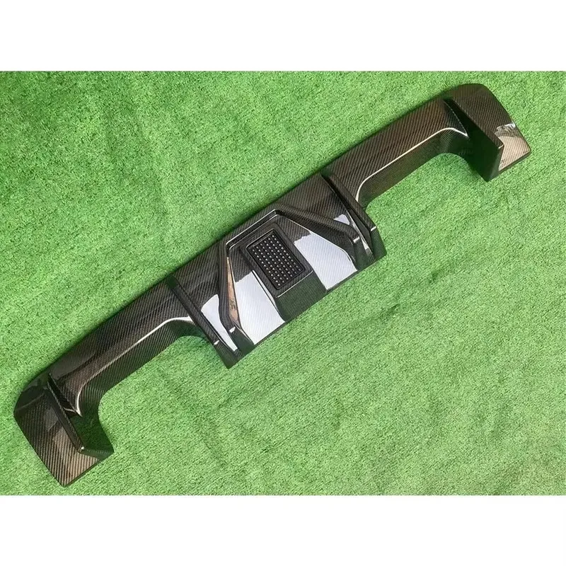 Фото Для BMW M3 G80 M4 G82 G83 2021+ Карбоновый задний диффузор бампера, задние сплиттеры, спойлер, задняя накладка, комплект обвеса №4